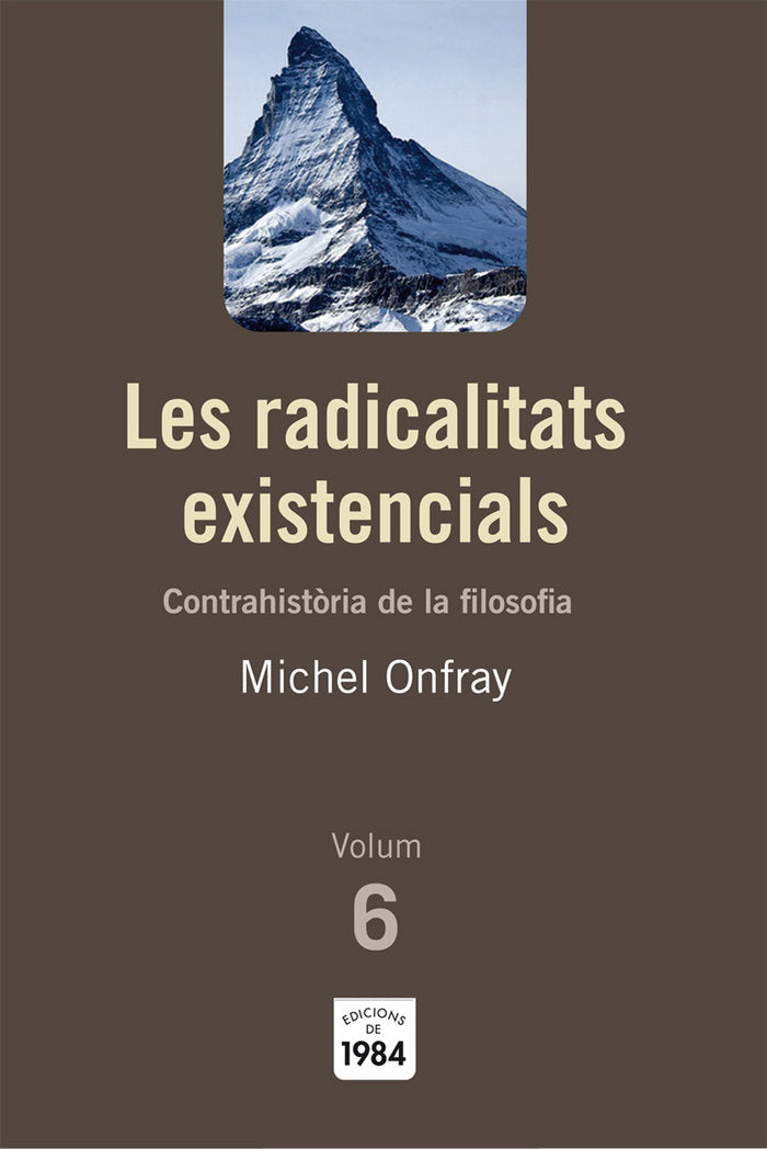 Les radicalitats existencials, de Onfray, Michel | portada del libro