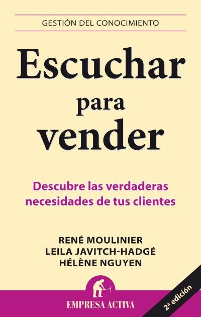 Escuchar para vender, de Moulinier, René | portada del libro