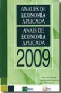 Anales de economía aplicada 2009, de Pires Manso | portada del libro