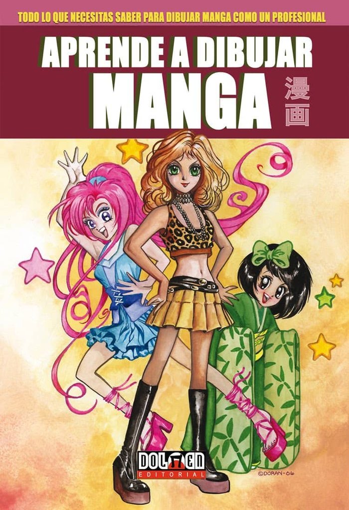 Dibuja el mejor manga Shoujo, de Colleen, Doran | portada del libro