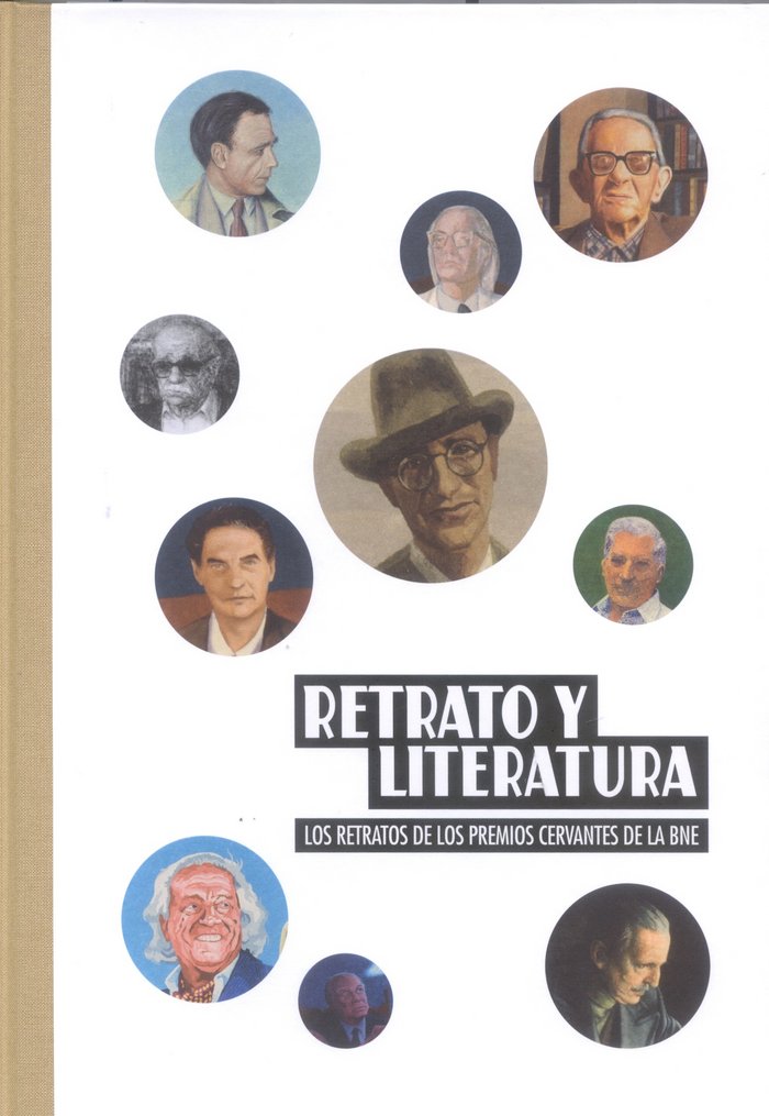 Retrato y literatura. Los retratos de los Premios Cervantes de la BNE, de VV.AA. | portada del libro