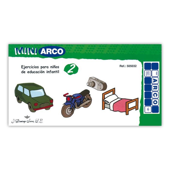 EJERCICIOS PARA NIÑOS EN EDUCACION INFANTIL 2 MINI ARCO | portada del libro