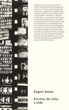 Eugeni Bonet. Escritos de vista y oído, de BONET | portada del libro