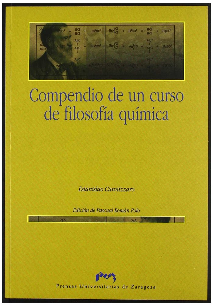 COMPENDIO DE UN CURSO DE FILOSOFIA QUIMICA, de CANNIZARO, ESTANISLAO | portada del libro