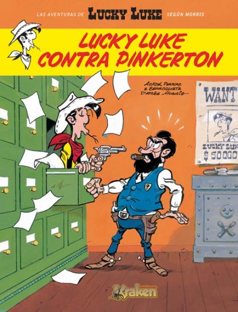 Lucky Luke contra Pinkerton, de Pennac, Achdé | portada del libro