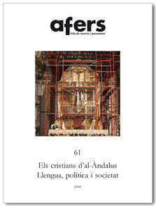 Els cristians d'al-Àndalus. Llengua, política i societat, de Torró, Josep | portada del libro