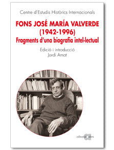 FONS JOSE MARIA VALVERDE (1942-1996), de AMAT, JORDI | portada del libro