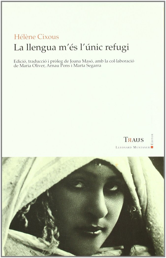 La llengua m'és l'únic refugi, de Cixous | portada del libro