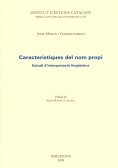 Característiques del nom propi, de Moran i Ocerinjauregui, Josep | portada del libro