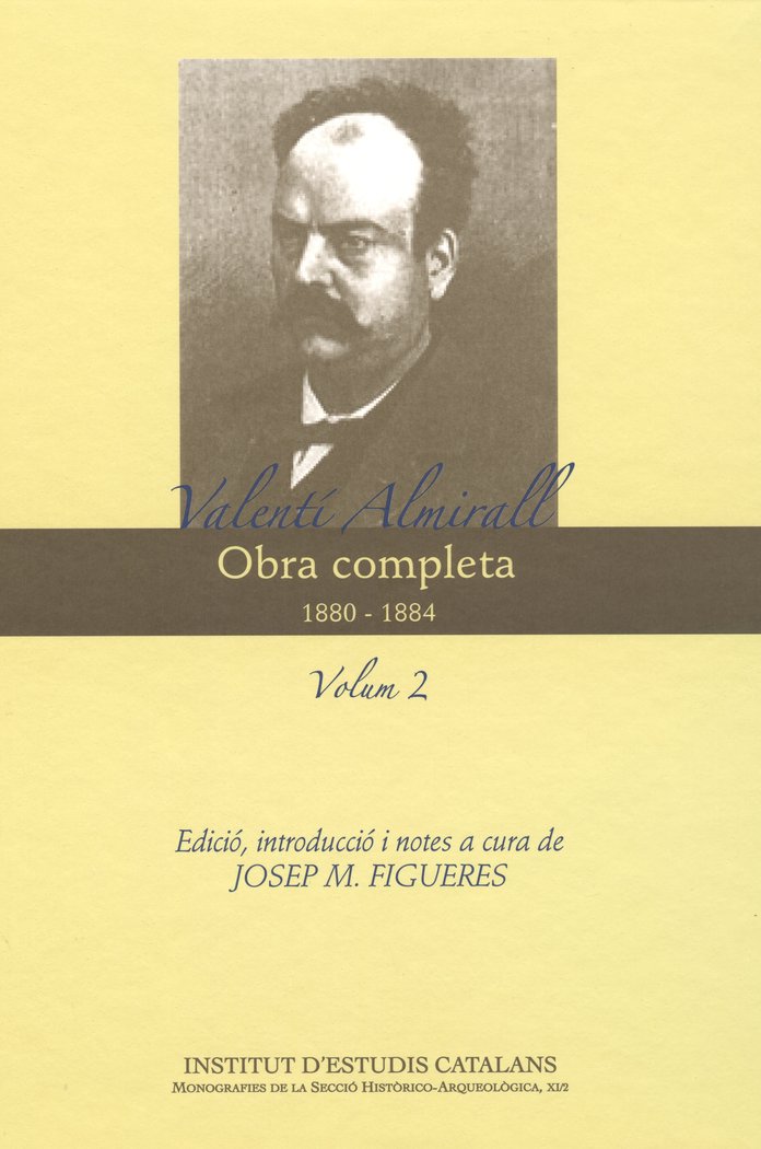 Valentí Almirall. Obra Completa (1867 -1879), de Almirall | portada del libro