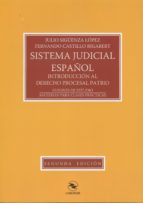SISTEMA JUDICIAL ESPAÑOL, de JULIO SIGUENZA LOPEZ | portada del libro