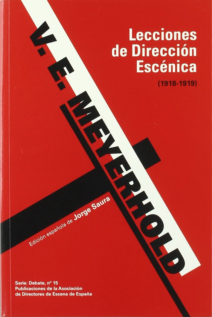 LECCIONES DE DIRECCION ESCENICA, de MEYERHOLD | portada del libro