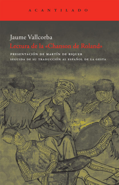 Lectura de la Chanson de Roland, de Vallcorba Plana, Jaume | portada del libro