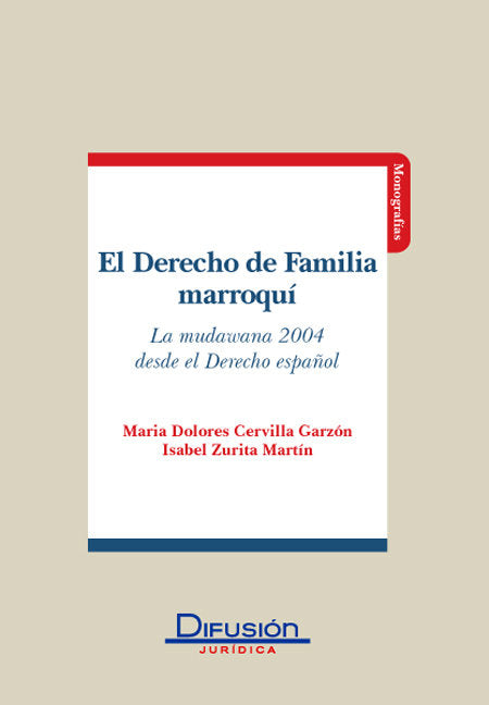 EL DERECHO DE FAMILIA MARROQUI, de CERVILLA#ZURITA | portada del libro