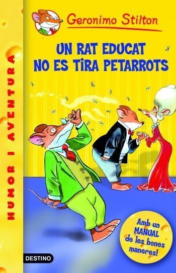 20- Un rat educat no es tira petarrots, de Stilton, Geronimo | portada del libro