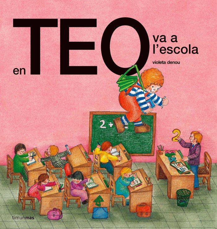 En Teo va a l'escola, de Denou | portada del libro