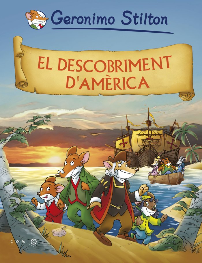 El descobriment d'Amèrica, de Stilton, Geronimo | portada del libro