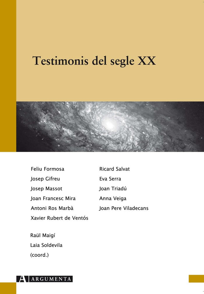 Testimonis del segle XX, de Formosa, Feliu | portada del libro