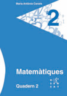 MATEMATIQUES, 1 EDUCACIO PRIMARIA. QUADERN 2, de CANALS, M. ANTONIA | portada del libro