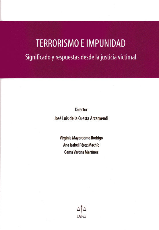 TERRORISMO E IMPUNIDAD | portada del libro