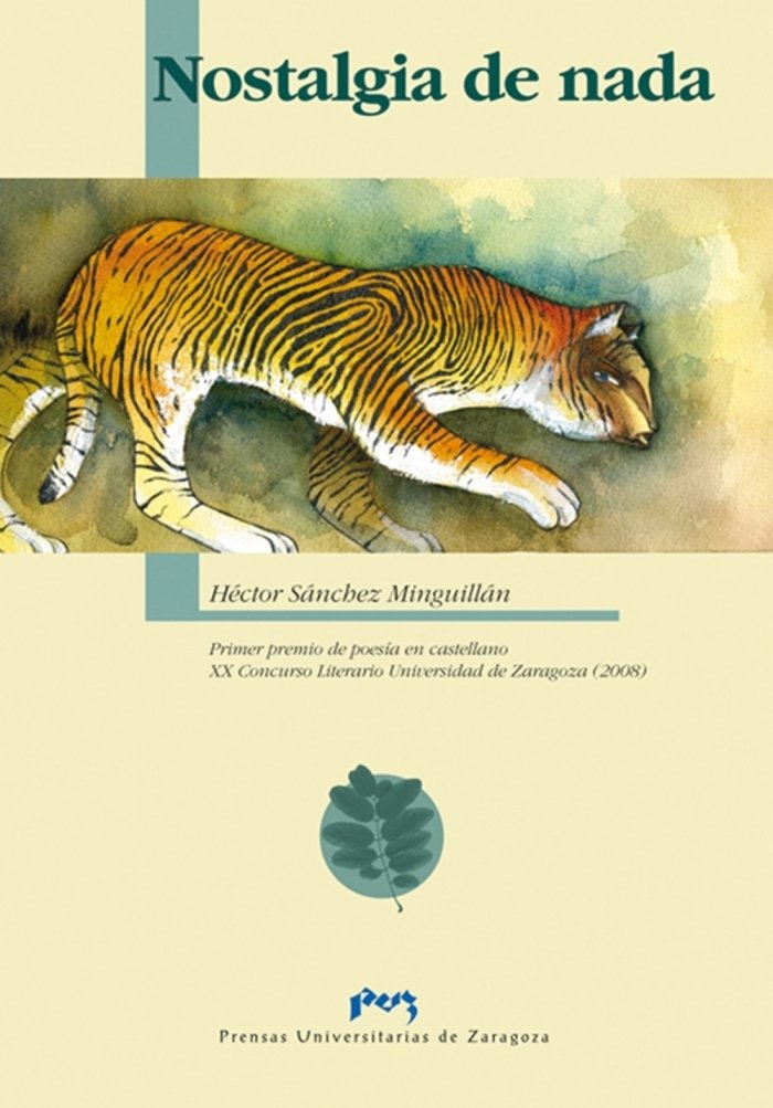 Nostalgia de nada, de Sánchez Minguillón | portada del libro