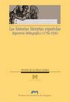 Las historias literarias españolas. Repertorio bibliográfico (1754-1936), de de los Reyes Gómez | portada del libro