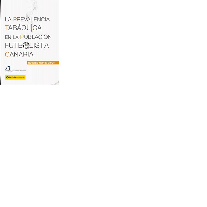 La prevalencia tabáquica en la población futbolista Canaria, de Ramos Verde | portada del libro
