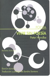 Vivir sin poesia, de Peter Handke | portada del libro