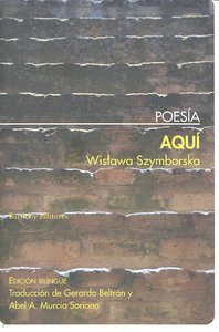 Aqui, de Wislawa Szymborska | portada del libro