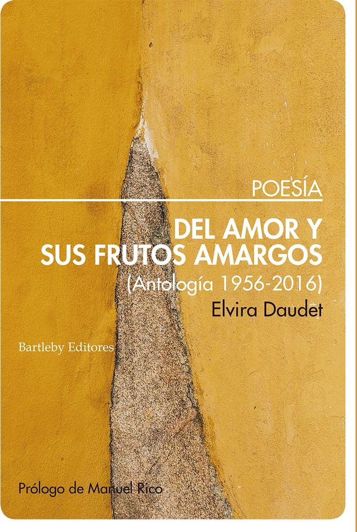 DEL AMOR Y SUS FRUTOS AMARGOS, de ELVIRA DAUDET | portada del libro