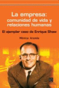 La empresa: comunidad de vida y relaciones humanas, de Aranda Baulero, Mónica | portada del libro