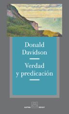 VERDAD Y PREDICACION, de Donald Davidson | portada del libro