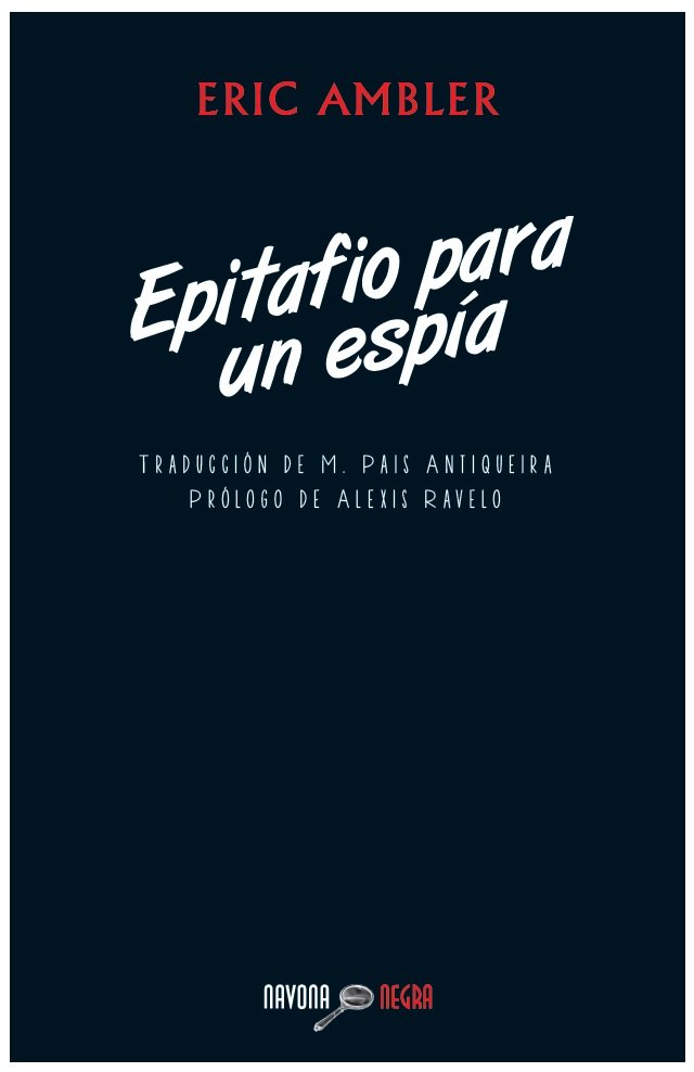 Epitafio para un espía, de Ambler, Eric | portada del libro