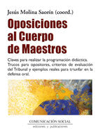 Oposiciones al cuerpo de maestros, de Molina Saorín, Jesús | portada del libro