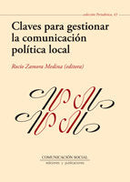 Claves para gestionar la comunicación política local, de Zamora Medina, Rocío | portada del libro