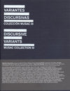 VARIANTES DICURSIVAS (ENG-ESP), de A.A.V.V. | portada del libro