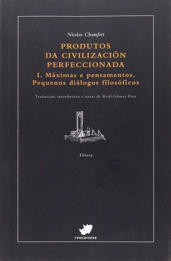 Produtos da civilización perfeccionada, de NICOLAS DE CHAMFORT | portada del libro