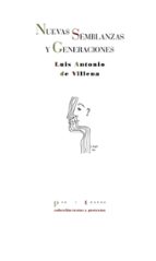 NUEVAS SEMBLANZAS Y GENERACIONES PT-1065, de L. DE VILLENA | portada del libro