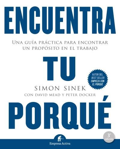 Encuentra tu porqué, de Sinek | portada del libro
