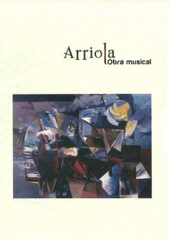 Arriola, obra musical, de Rodríguez Arriola | portada del libro