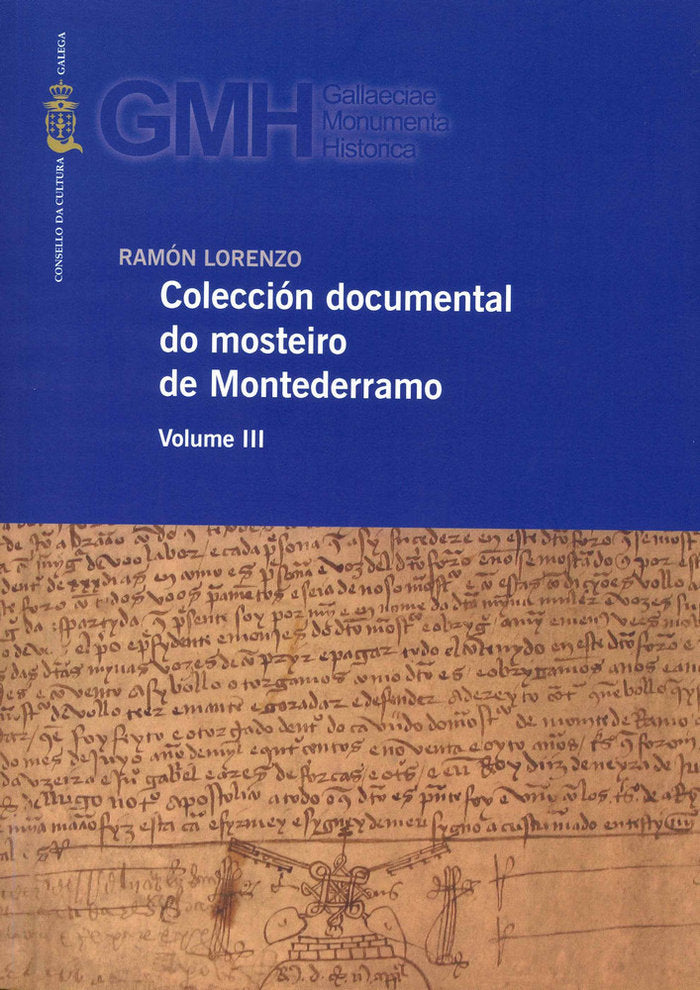 Colección documental do mosteiro de Montederramo, de Ramón Lorenzo#Maka Pérez | portada del libro