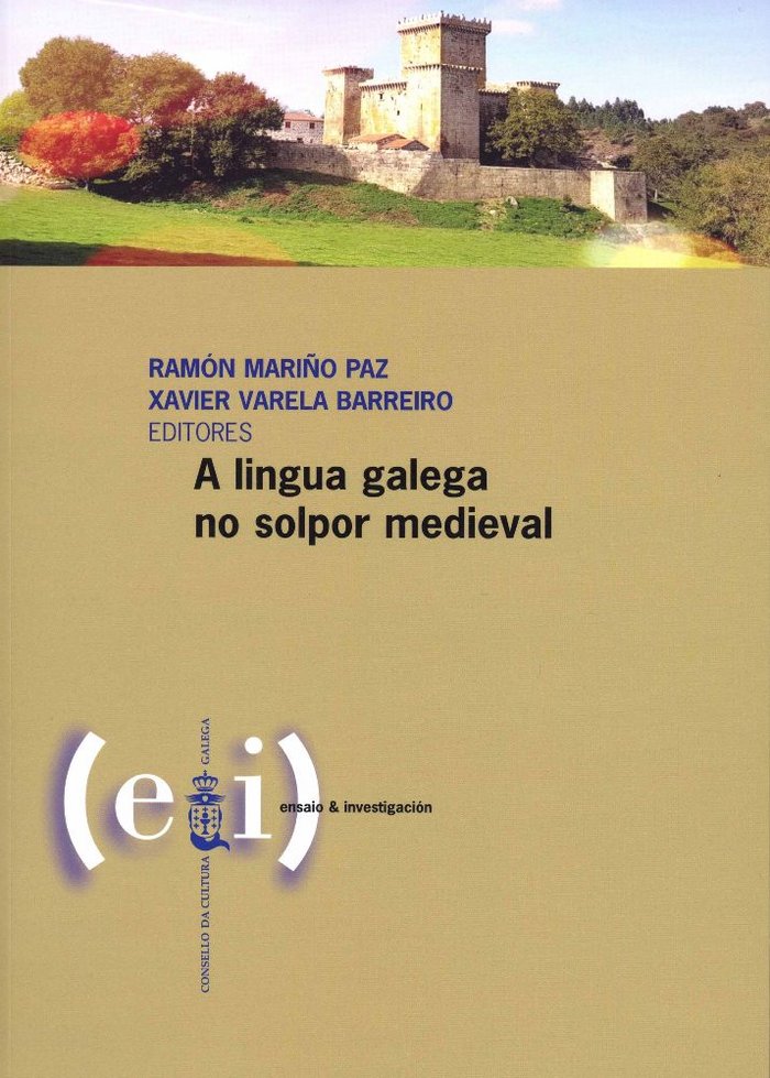 A lingua galega no solpor medieval, de VV.AA. | portada del libro