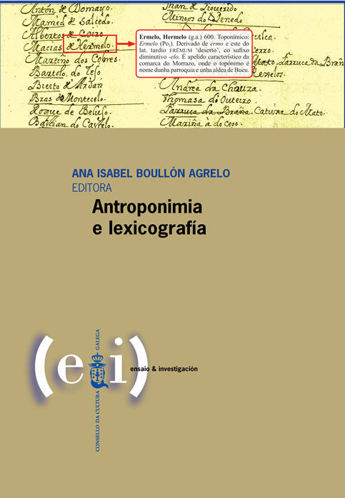 Antroponimia e lexicografía, de CONSELLO DA CULTURA GELEGA | portada del libro