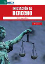 Iniciación al derecho, de López Díaz | portada del libro
