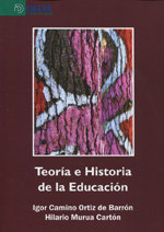 Teoría e historia de la educación, de Camino Ortiz de Barrón, Igor | portada del libro