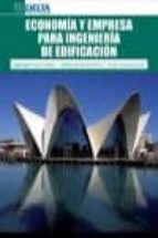 Economía y empresa para ingeniería de edificación, de Sebastián Truyols Mateu | portada del libro