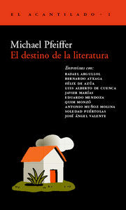 El destino de la literatura, de Pfeiffer, Michael | portada del libro
