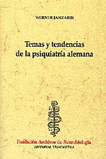 Temas y tendencias de la psiquiatr¡a alemana, de Janzarik, Werner | portada del libro