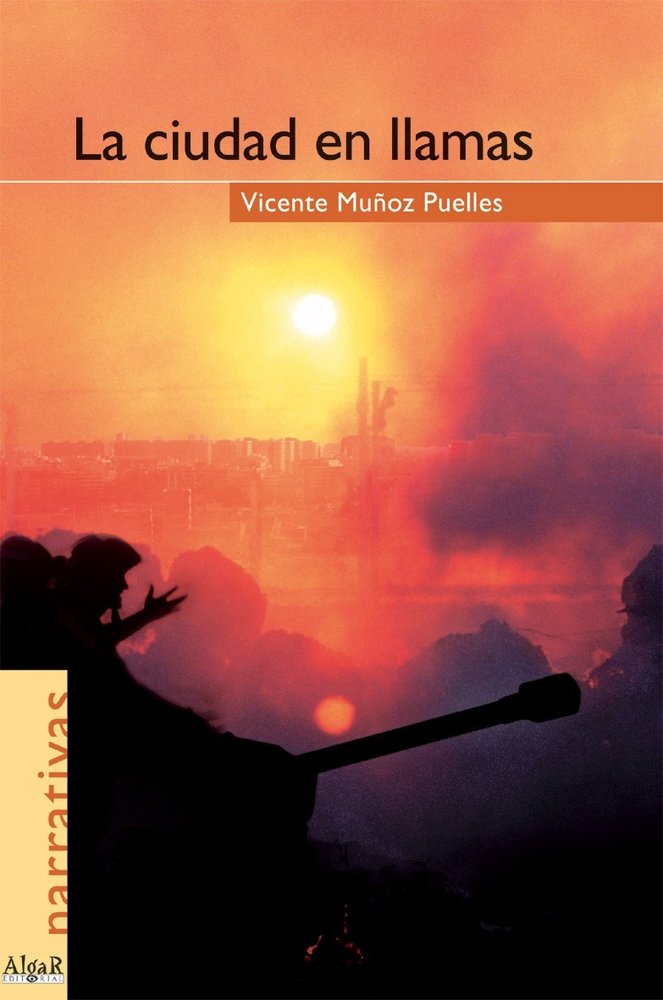 La ciudad en llamas, de Muñoz Puelles | portada del libro