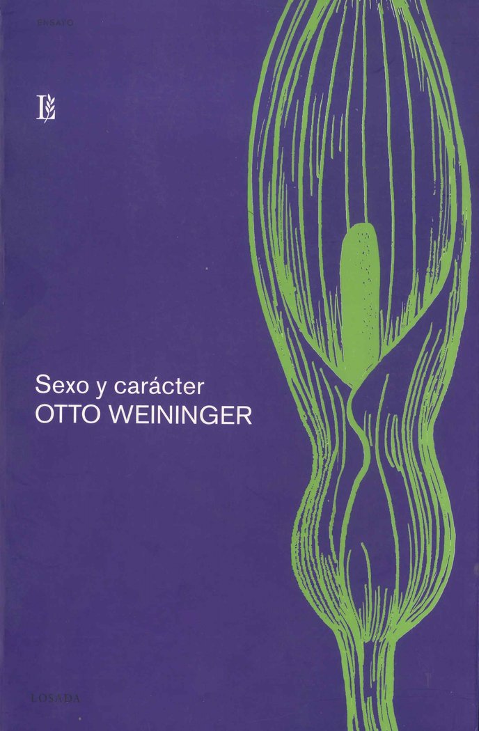 SEXO Y CARACTER, de WSININGER | portada del libro